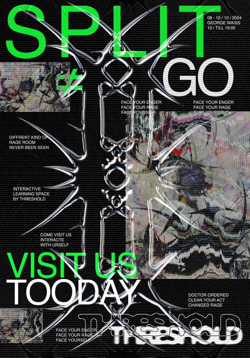 Threshold poster — green