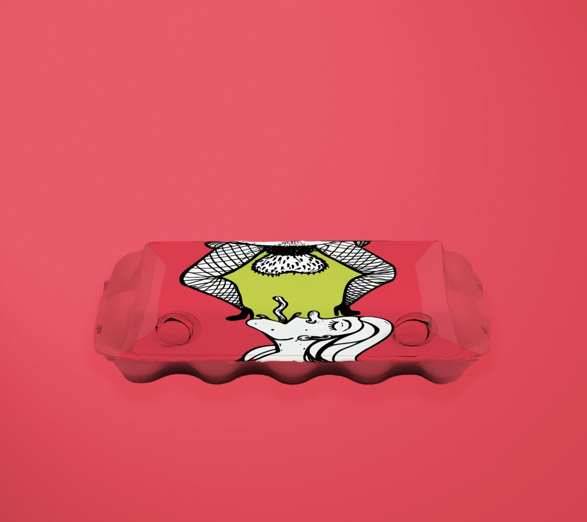 Egg pack mockup