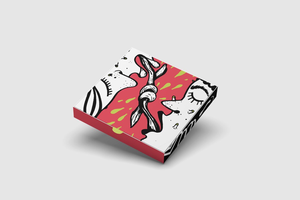 Pizza box mockup
