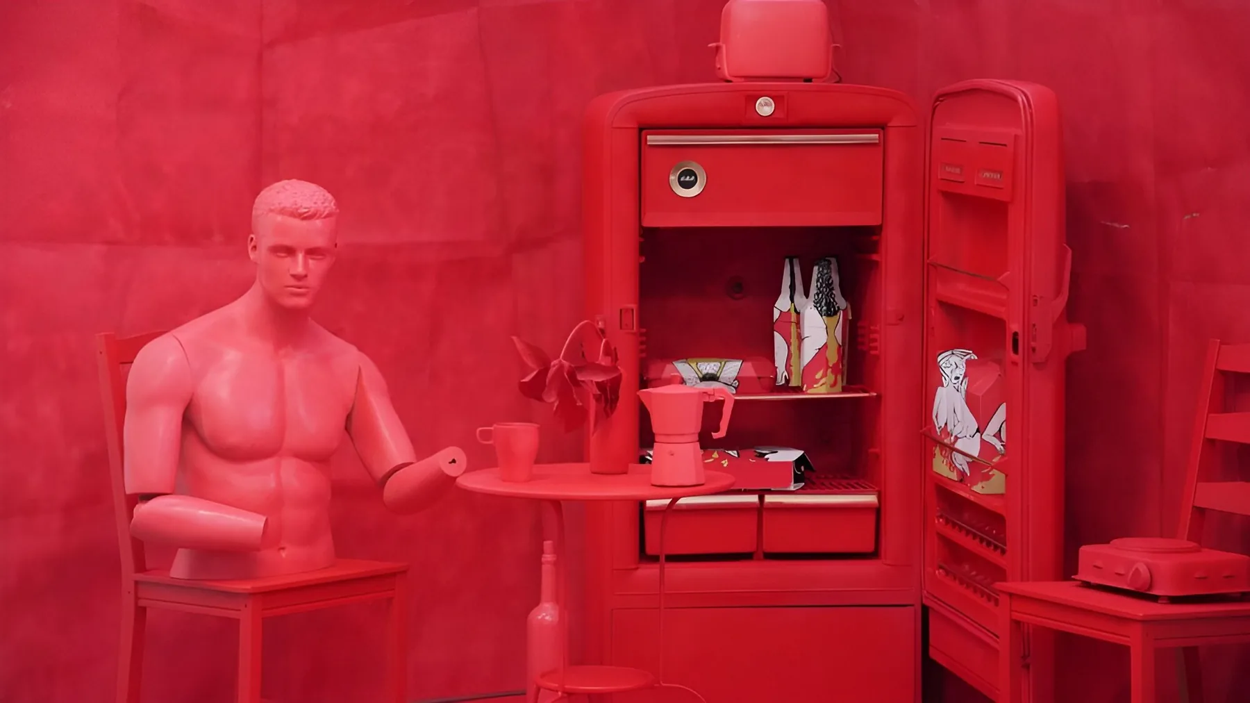 The real red room installation